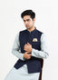 2240-03111-030-0-004 L-Waist Coat Tropical Exclusive (P) Poly Wool Blue All Season 1