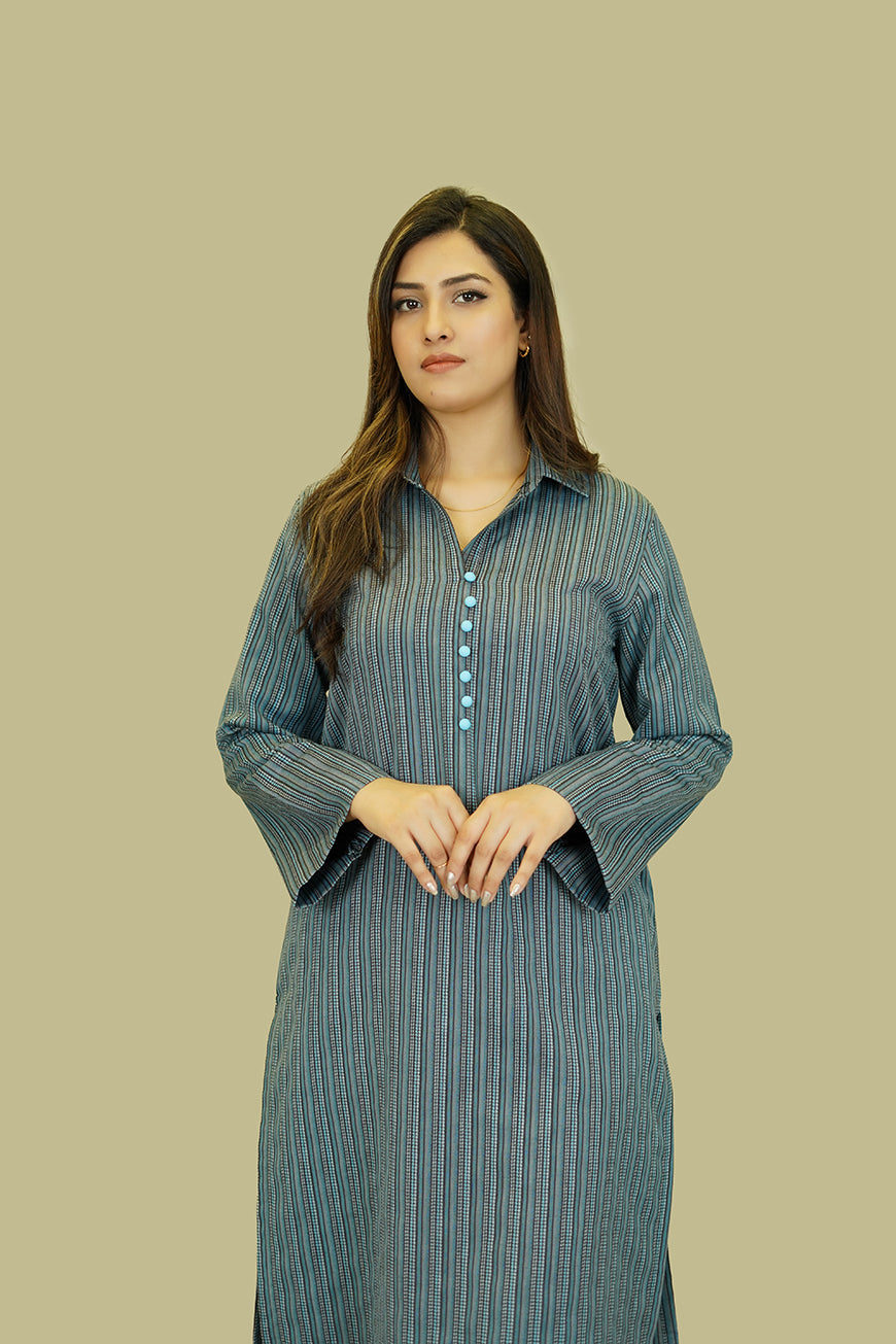 2620-03605-130-3-004 Y-Shalwar Kameez Lyla (D) Poly Wool Multi Winter 3