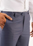 Grey Plain Hi-end Delta Suiting Formal Trouser