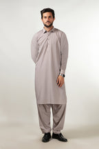 Shalwar Kameez - Cool Breeze Light Brown Plain
