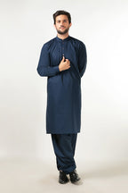 Shalwar Kameez - Signature PV Medium Blue Plain