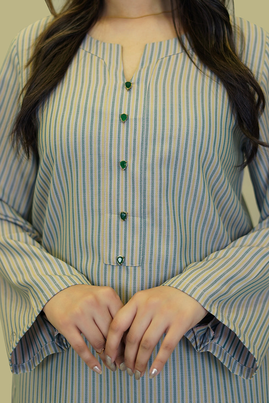 Women's Lyla Trendy Multi-Stripe Stitched Suit - Fashion-Forward Winter Wear