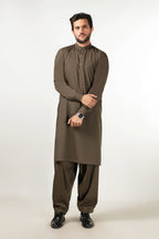 Shalwar Kameez - Signature PV Green Plain