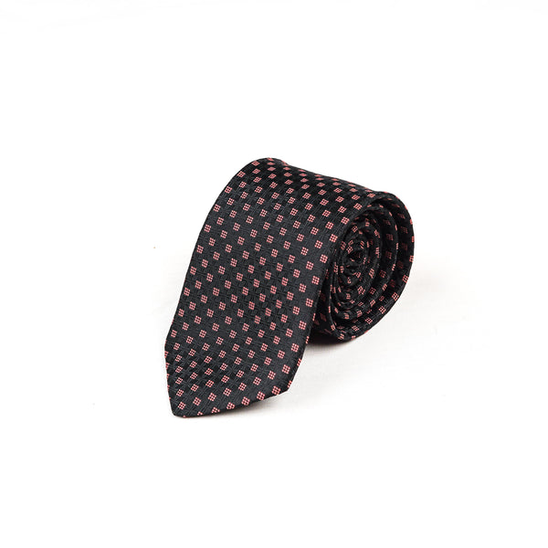 Dark Brown Textured Silk Rich Tie