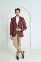 2210-00220-070-5-001 L-Jacket Worsted Tweed Wool Rich Maroon Winter 3