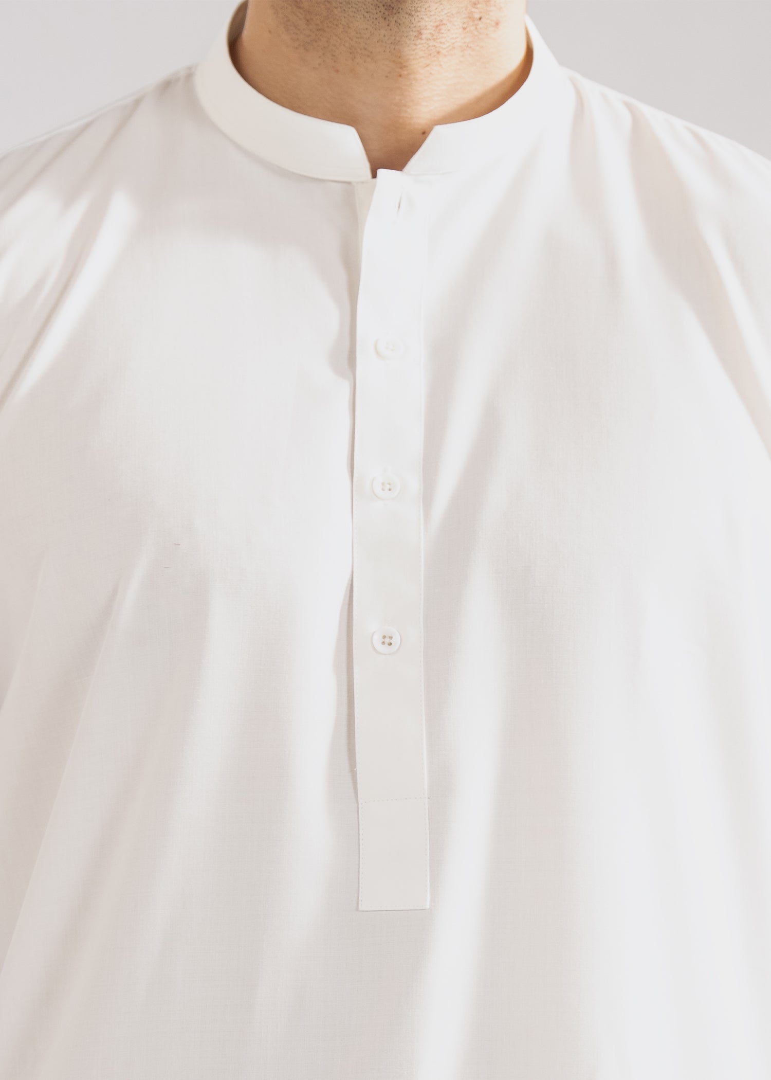 Shalwar Kameez - Summer Prime Off White Plain Secondary image