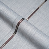 Plain-Pearl River Grey, Wool Blend, Tropical Exclusive Suiting Fabric