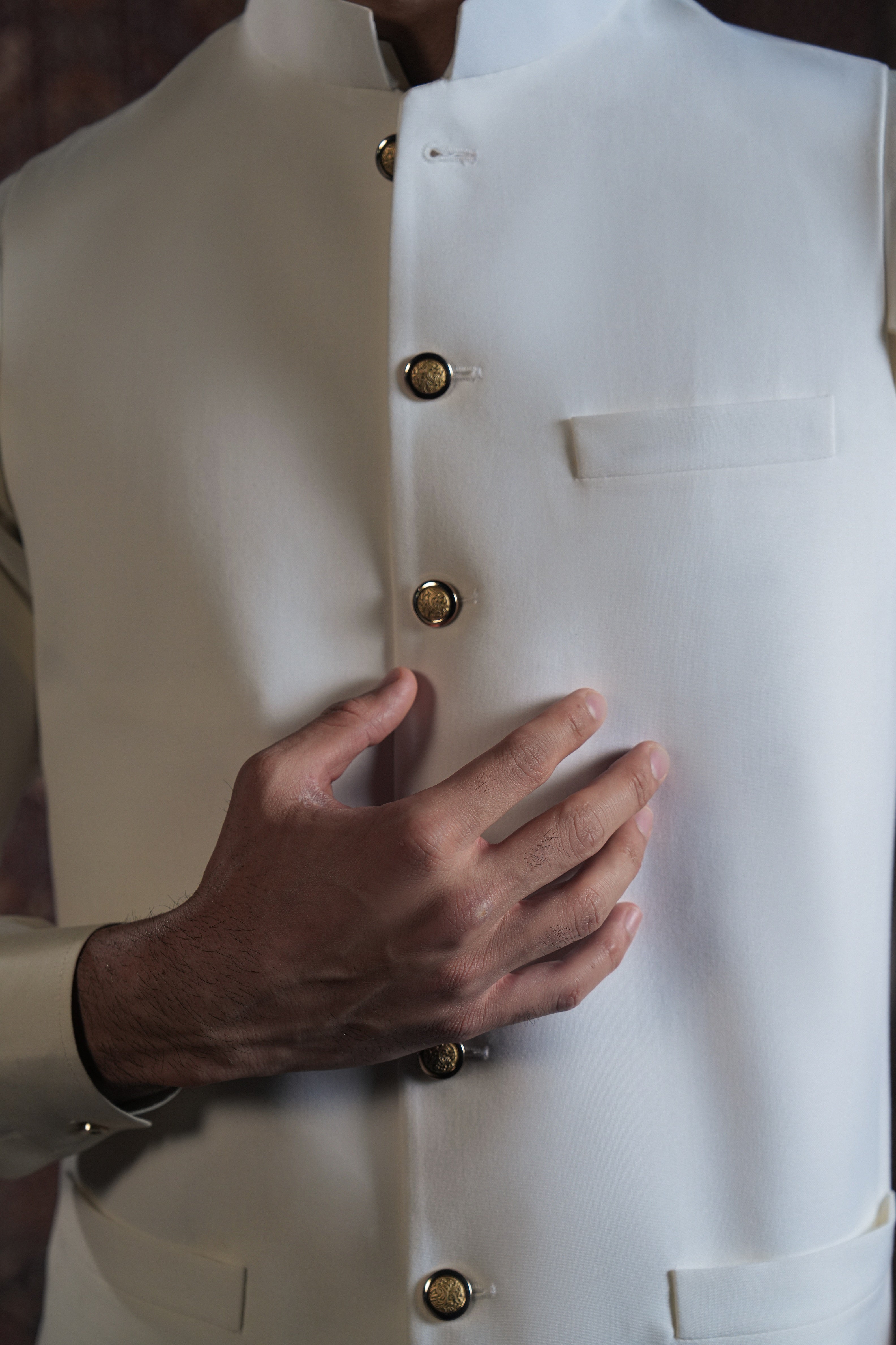 Waist Coat - Florence Off White Secondary image