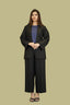 Women's Black Plain Lyla Winter Suit - 2 Piece
