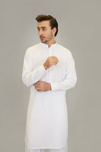 2260-22303-050-0-001 Sharda Poly Viscose White Winter 2