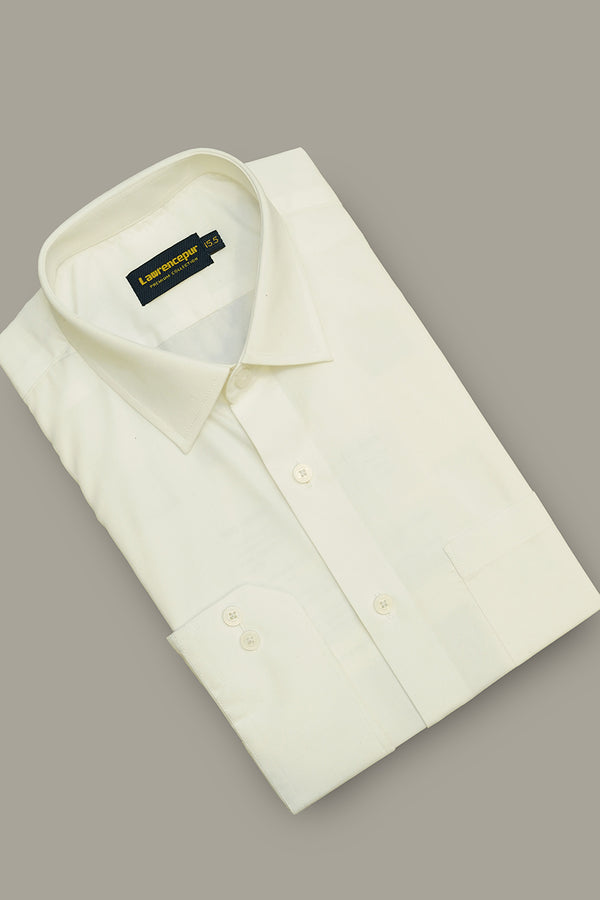 Formal Shirt - Alpha White Plain