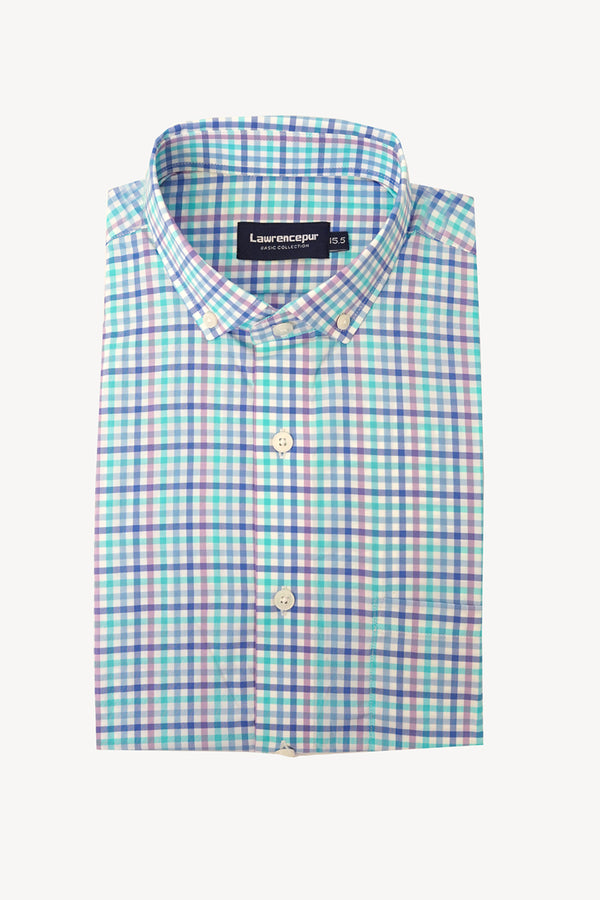 Shirt - Delta Multi Tattersall Plaid
