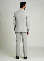 Formal 2 Piece Suit - Light Grey Plain