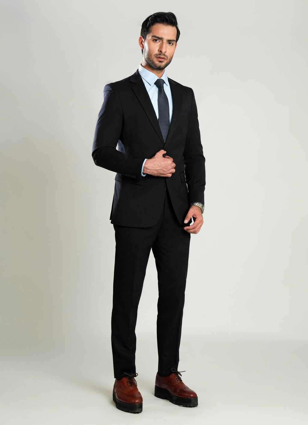 Lawrencepur 2220-81430-030-0-001 Garment Suit IMP Garment-25 Wool Rich All Season