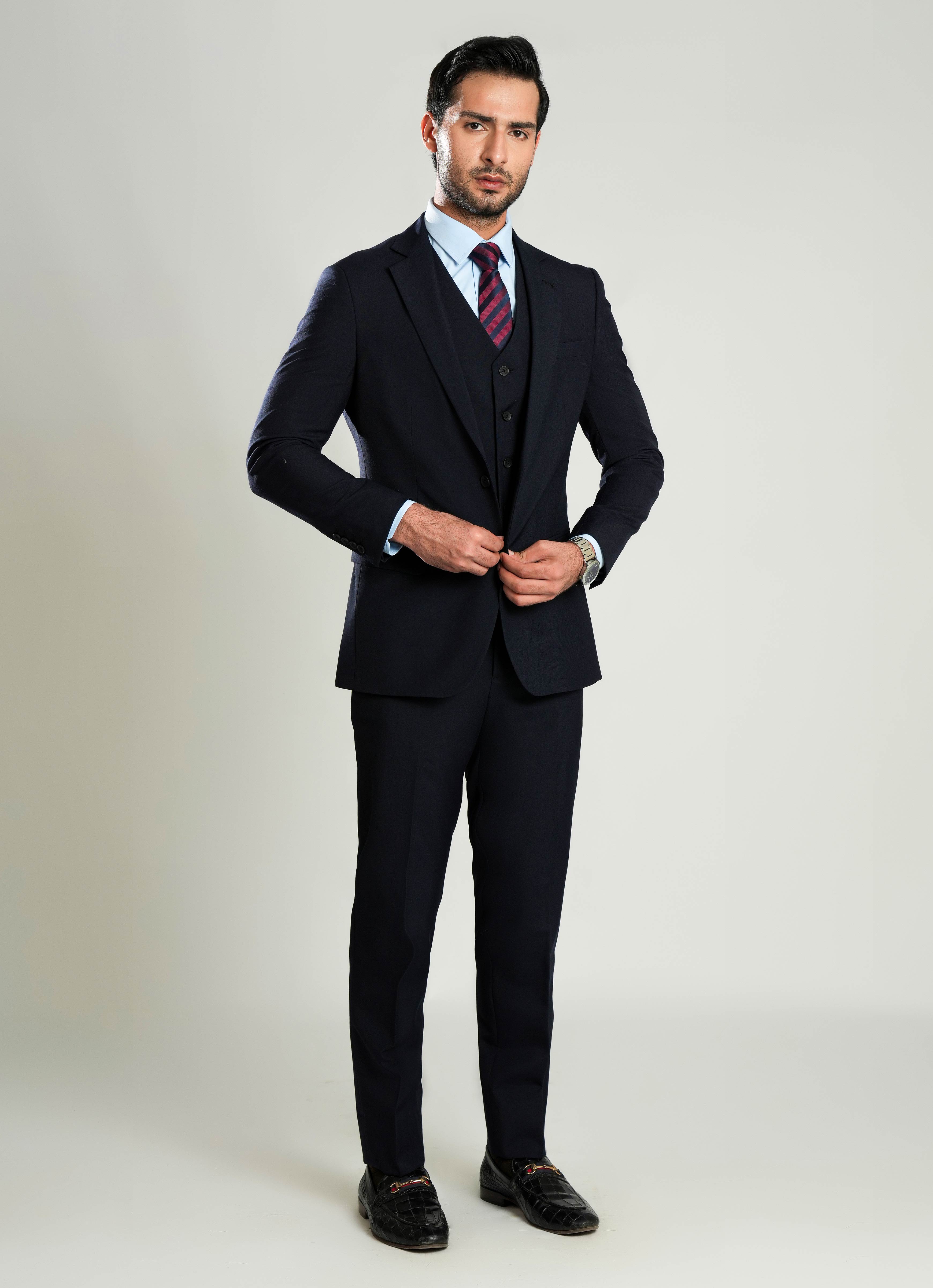 Lawrencepur 2980-02111-030-0-012 Garment 3Pcs Suit Tropical Classic (P) Poly Wool All Season