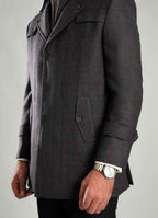 Double Jacket - Worsted Tweed Medium Grey