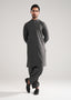 Smoke Grey Melange Kunhaar Summer Wash & Wear Shalwar Kameez