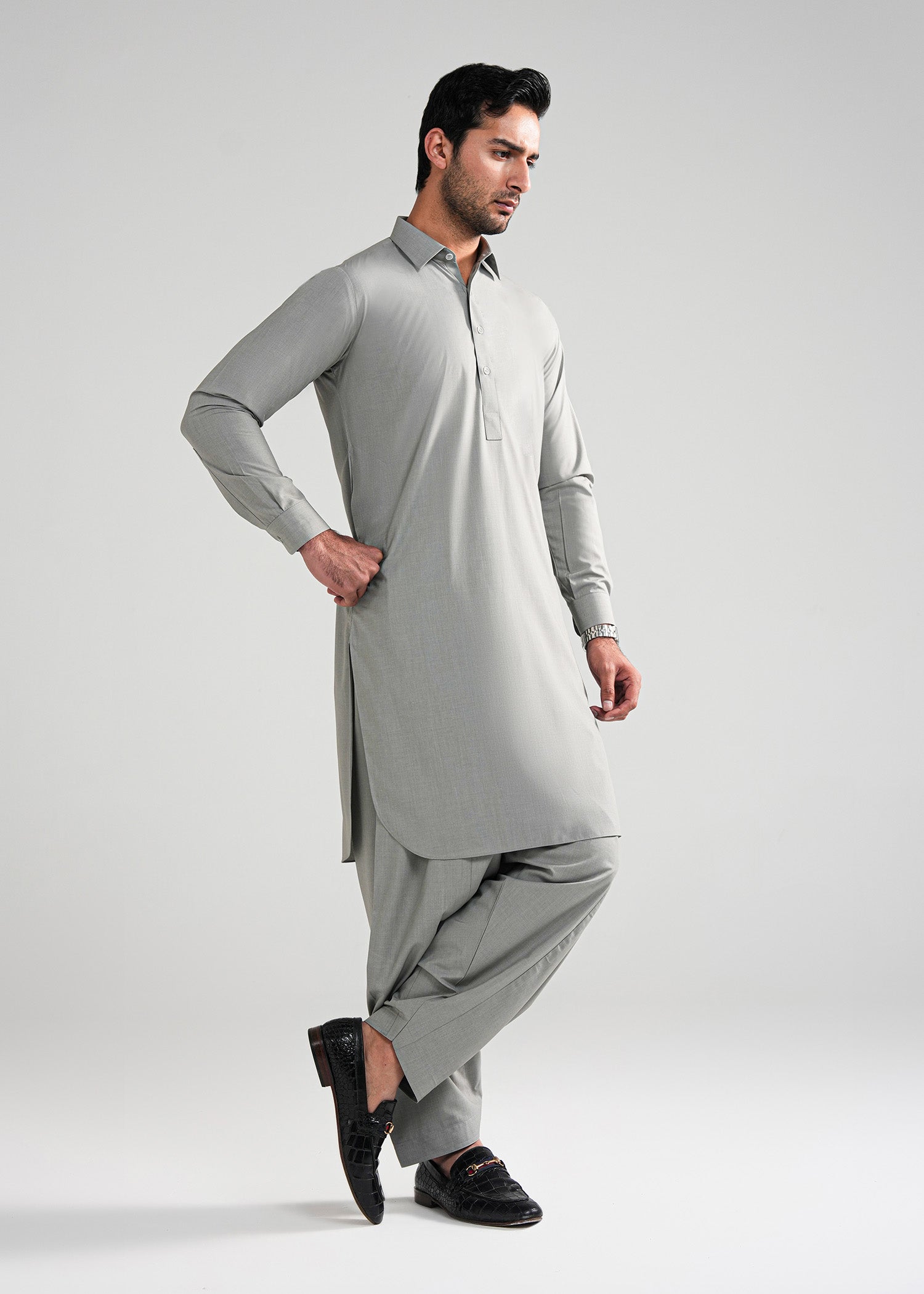 Sea Salt Kunhaar Summer Wash & Wear Shalwar Kameez