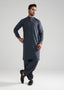 Slate Grey Melange Kunhaar Summer Wash & Wear Shalwar Kameez
