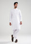 White Kunhaar Summer Wash & Wear Shalwar Kameez