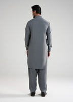 Grey Kunhaar Summer Wash & Wear Shalwar Kameez