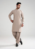 Light Buff Kunhaar Summer Wash & Wear Shalwar Kameez