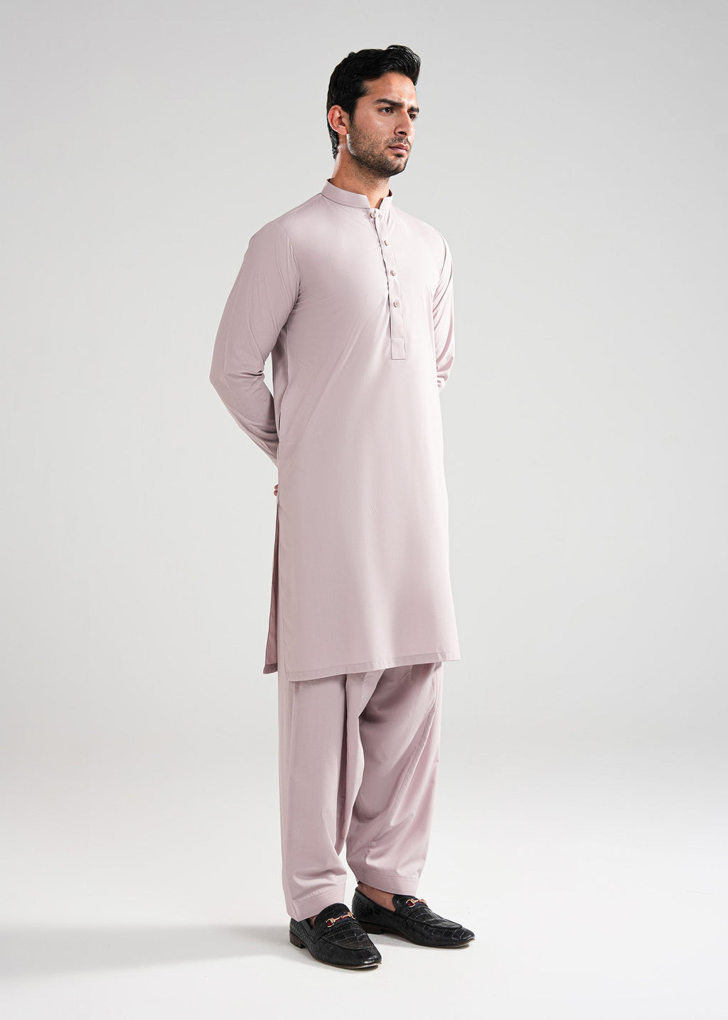 Light Pink Saltoro Summer Wash & Wear Shalwar Kameez