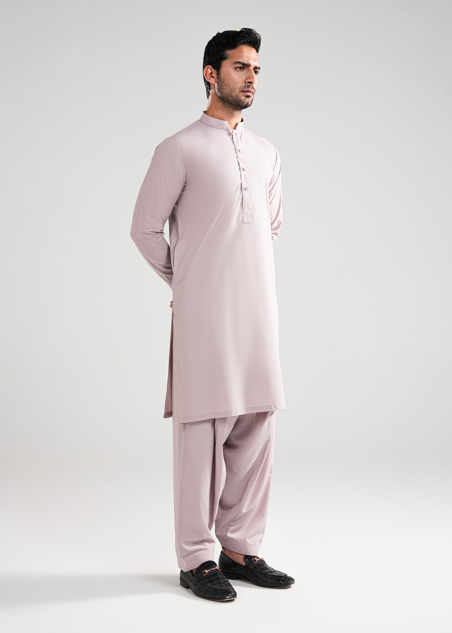 Light Pink Saltoro Summer Wash & Wear Shalwar Kameez