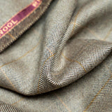 Windowpane Checks, Multi, Wool Rich, Worsted Tweed Blazer Fabric