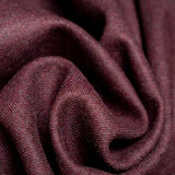 Plain Greyish Maroon, Wool Rich, Worsted Tweed Blazer Fabric
