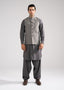 Grey Men's Waistcoat – Formal Pakistani Wedding Vest for Men USA