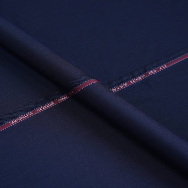 Plain Textured-Navy Blue, Poly Viscose, Kashghar Winter Shalwar Kameez Fabric