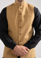 Waist Coat - Tropical Classic Brown Plain