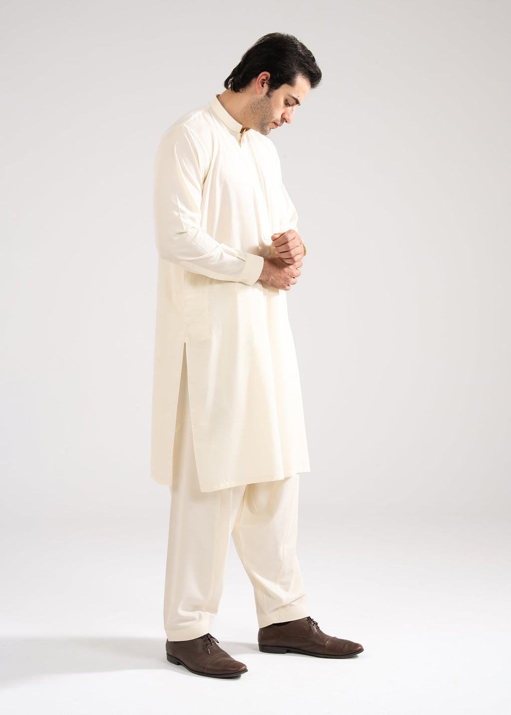 Shalwar Kameez - Summer Prime Cream Plain