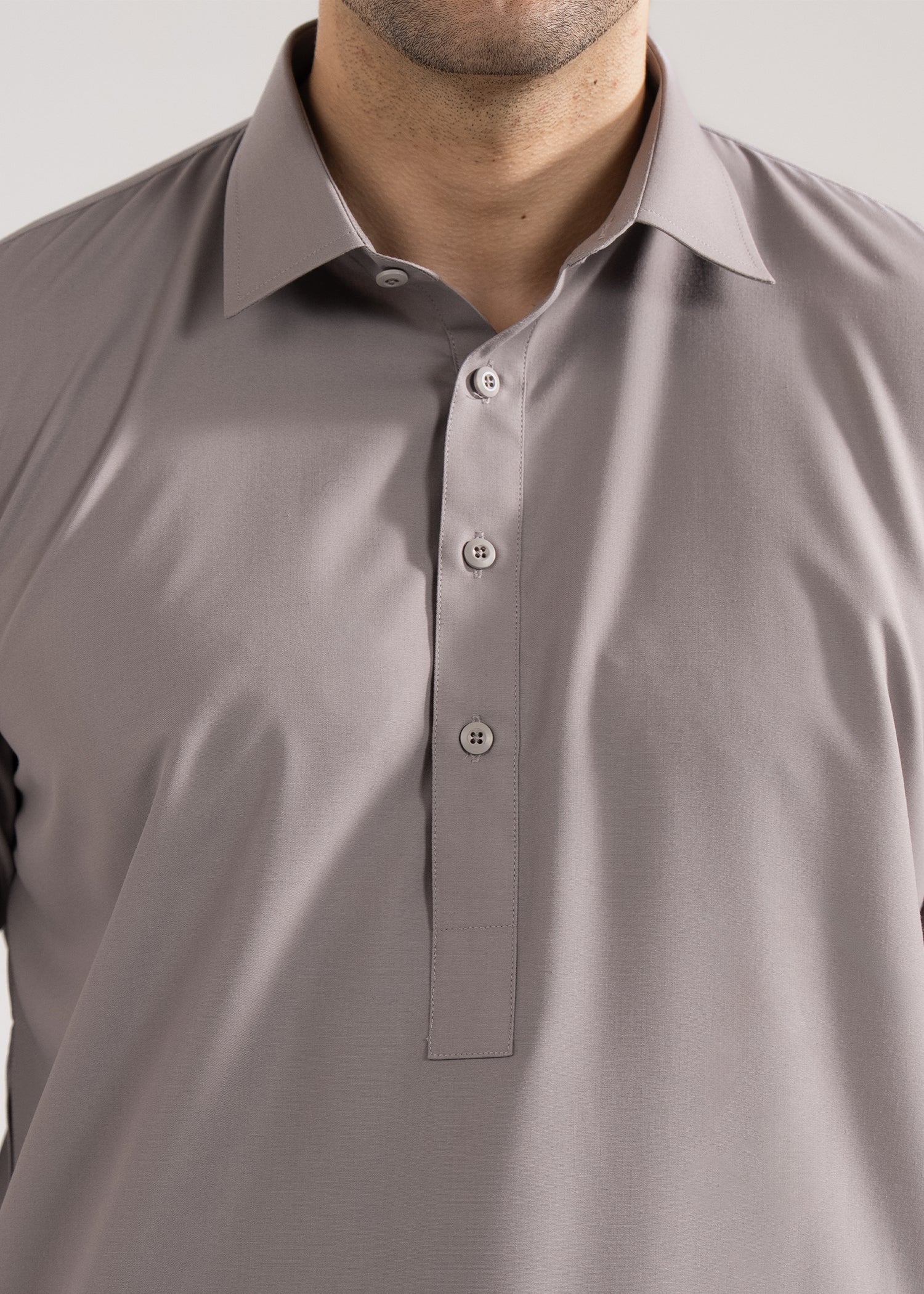 Shalwar Kameez - Summer Prime Light Grey Plain