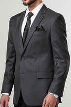 Florence Grey Plain Formal 2 Piece Suit