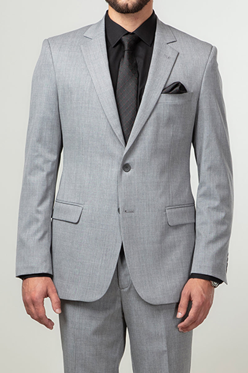 2pc Formal Suit - Dedum Grey Plain