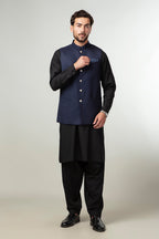 Waist Coat - Superior Serge Blue Plain