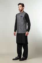 Lawrencepur Florence Collection Men's Grey Plain Waistcoat