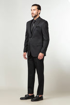 Dedum Black Plain 2-Piece Suit