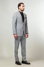 2pc Formal Suit - Dedum Grey Plain