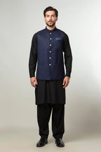 Waist Coat - Superior Serge Blue Plain