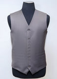Plain-Brown, Tropical Exclusive Wool Blend Vest