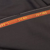 Plain Black, Siena S-100s Luxury Suiting Fabric