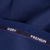 Indigo Twill Ivory Premium Fabric