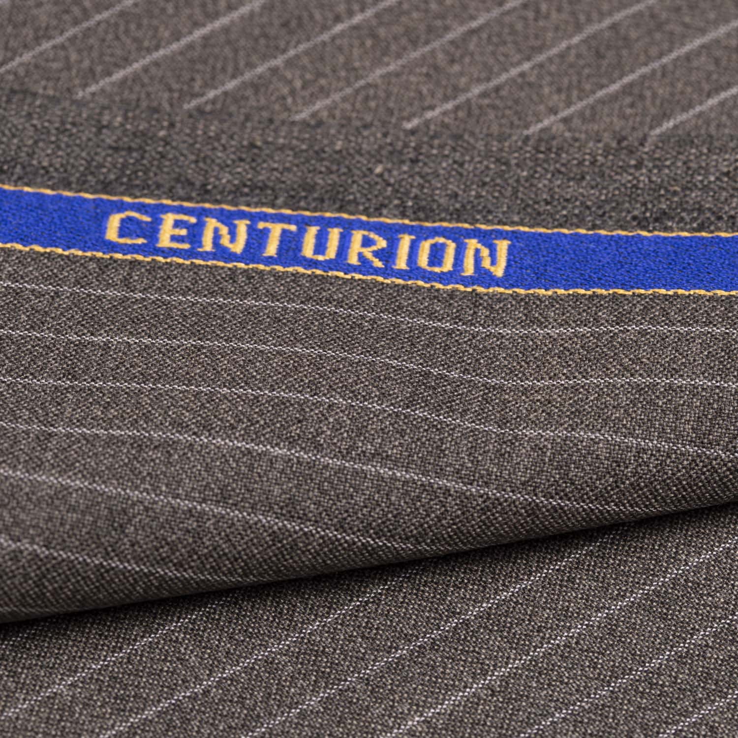 Stripes Grey Wool Blend Centurian Classic Trousering Fabric