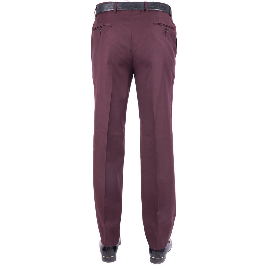 2200-03111-070-0-000 Tropical Exclusive (P) Poly Wool Maroon All Season 2