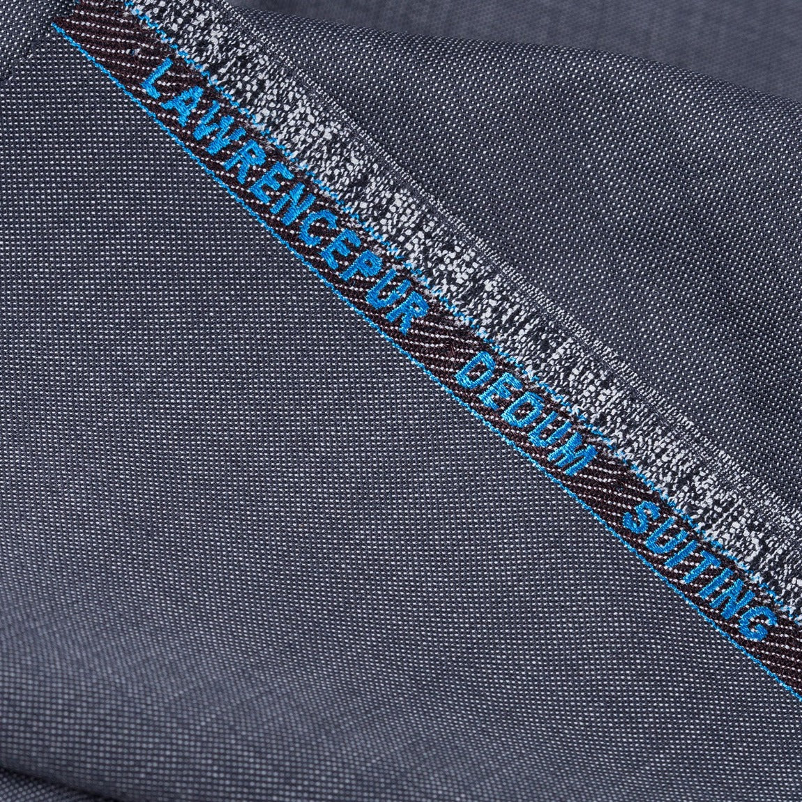 Textured Medium Grey Dedum Stretch Fabric