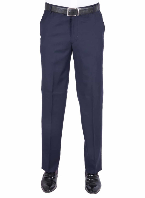 Plain Blue Tropicle Exclusive Wool Blend Formal Trouser