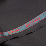 Plain Black, Classic Ebony Super 120s Suiting Fabric